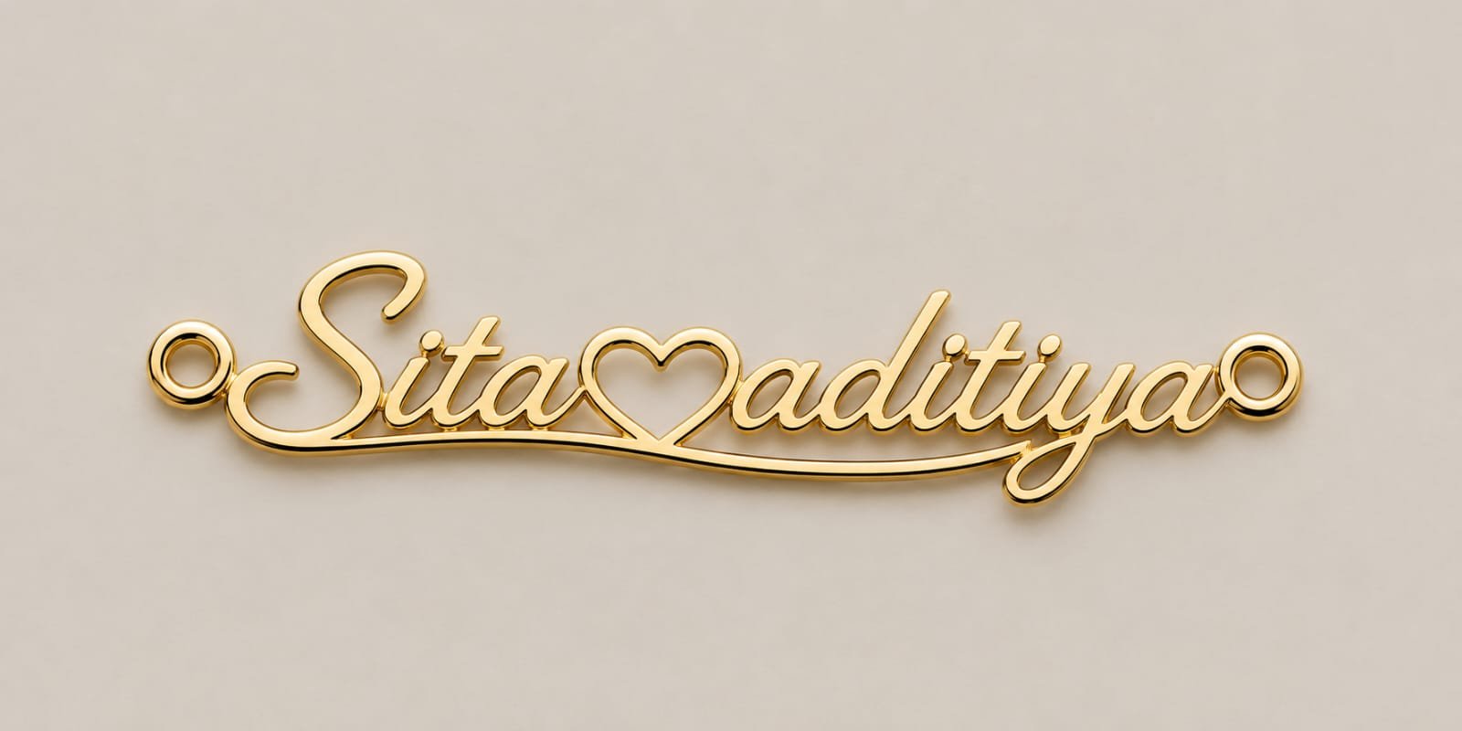 Couple Name Pendant